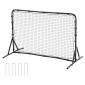 VEVOR Soccer Rebound Trainer, 6x4FT Iron Soccer Training Equipment, Sports Football Rebounder Wall, Διχτυωτό διπλής όψης, Εύκολη συναρμολόγηση, Ιδανικό για εξάσκηση στην πίσω αυλή, Solo Training, Passing