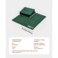 VEVOR Dryland Tiles for Hockey Floor Mat, 12 x 12 σε 8 τεμ. Συμπλεκόμενη ευέλικτη επιφάνεια προπόνησης, Πλακάκια δαπέδου χορού, πίνακας εξοπλισμού προπόνησης χόκεϊ για σκοποβολή (πράσινο, 8 τετραγωνικά πόδια/Κουτί)