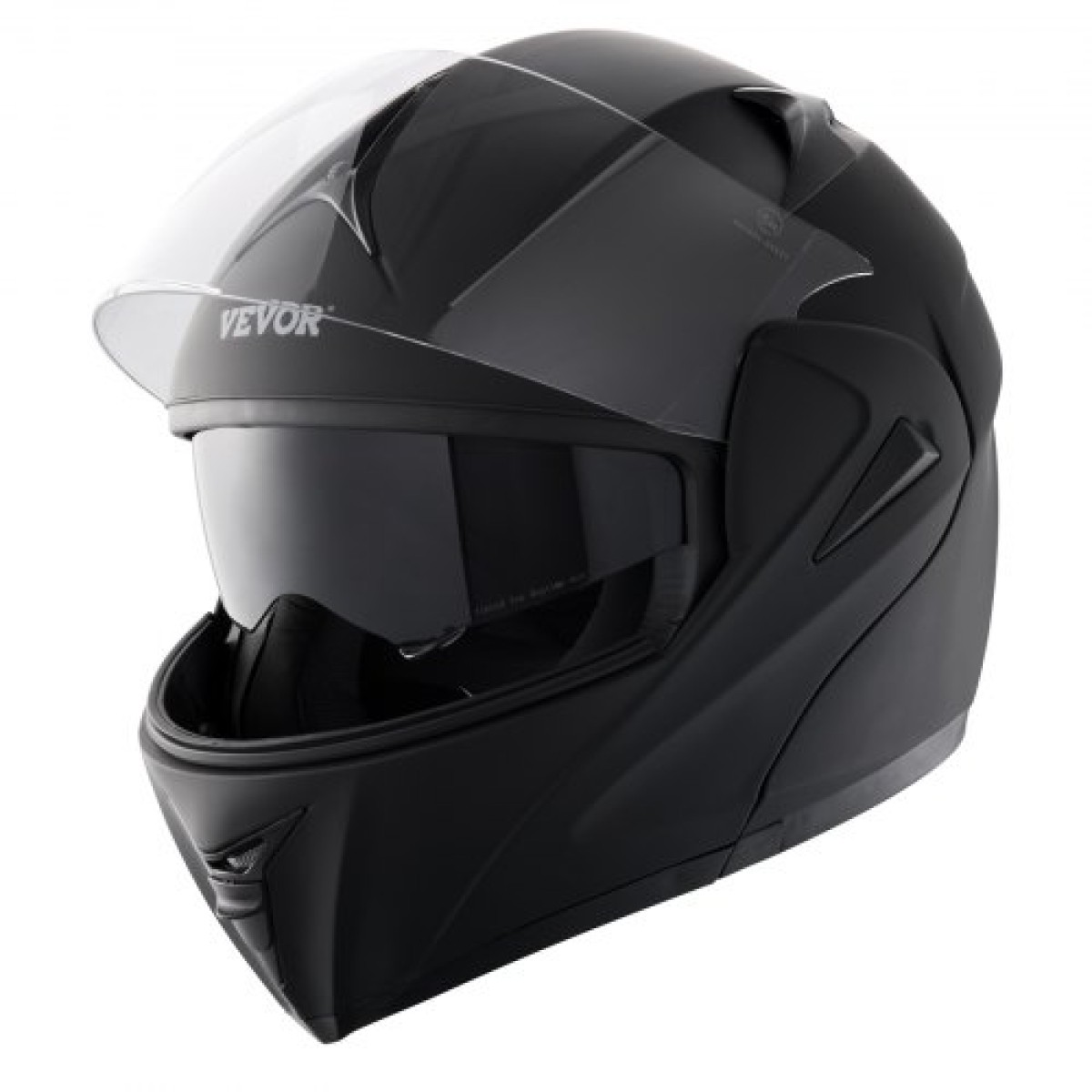 Κράνος μοτοσικλέτας VEVOR, Unmasked, Smart Street ABS & Κράνος υψηλής πυκνότητας με επικοινωνίες Bluetooth και εναλλάξιμος φακός, άνετο κράνος Motocross με έγκριση DOT, Κατάλληλο για νέους και ενήλικες