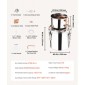 VEVOR Alcohol Still, 3 Gal / 11,4 L Stainless Steel Water Alcohol Distiller with Copper Coil, Home Brewing Refining Fermentation Kit with thermometer, for Wine Whisky Brandy, Silver
