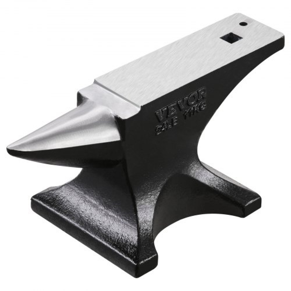 Αμόνι VEVOR Single Horn, 25lbs χυτό αμόνι, ανθεκτικό στρογγυλό κέρατο αμόνι υψηλής σκληρότητας για σιδηρουργούς, με σταθερή βάση, μεταλλικό εργαλείο εργασίας για κάμψη μετάλλων, διαμόρφωση, στρίψιμο, χειροτεχνικά έργα