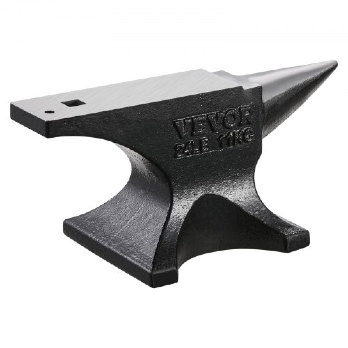 Αμόνι VEVOR Single Horn, 25lbs χυτό αμόνι, ανθεκτικό στρογγυλό κέρατο αμόνι υψηλής σκληρότητας για σιδηρουργούς, με σταθερή βάση, μεταλλικό εργαλείο εργασίας για κάμψη μετάλλων, διαμόρφωση, στρίψιμο, χειροτεχνικά έργα