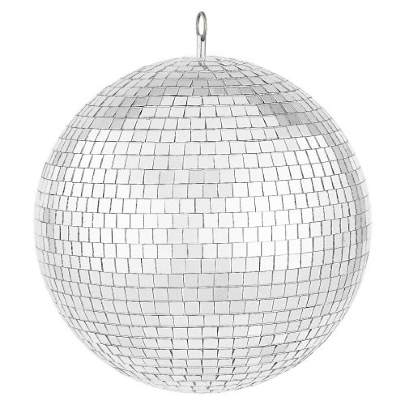 VEVOR Mirror Disco Ball, Μπάλα καθρέφτη 12 ιντσών με κρεμαστό δαχτυλίδι, Διακοσμήσεις Lightning Disco Ball Party, Ιδανικό για DJ Club, Σκηνή, Γάμο, Γενέθλια, Χριστούγεννα, Πρωτοχρονιά