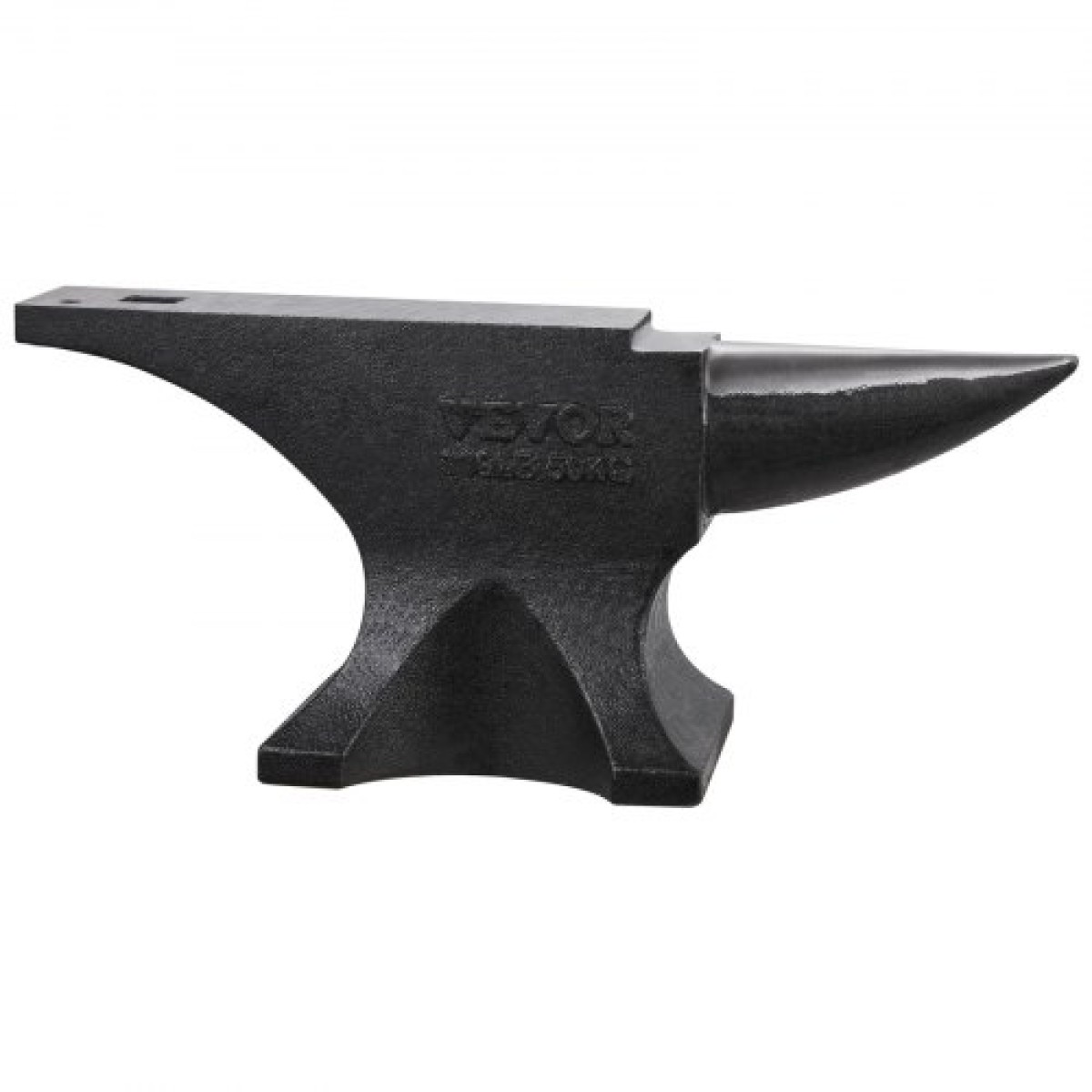 Αμόνι VEVOR Single Horn, 110lbs χυτό αμόνι, ανθεκτικό στρογγυλό αμόνι υψηλής σκληρότητας για σιδηρουργούς, με μεγάλο πάγκο και σταθερή βάση, μεταλλικό εργαλείο εργασίας για κάμψη, διαμόρφωση, στρίψιμο μετάλλων