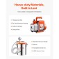 VEVOR 11 L(3 Gallon) Θάλαμος κενού και κιτ αντλίας 100 L/min (3,5 CFM), Θάλαμος από ανοξείδωτο χάλυβα, Κιτ θαλάμου απαέρωσης αντλίας κενού μονού σταδίου, με ακρυλικό καπάκι, λάδι, σωλήνας 1,5 m (4,92 πόδια), για Siliconessing Residence