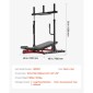 Μηχάνημα VEVOR Vertical Leg Press Machine, Lower Body Special Home Gym Machine, Carbon Steel Leg Pressure Exercise Equipment, Ρυθμιζόμενη προπόνηση δύναμης ποδιών για πρέσες υψηλής έντασης, χωρητικότητα 550 lbs