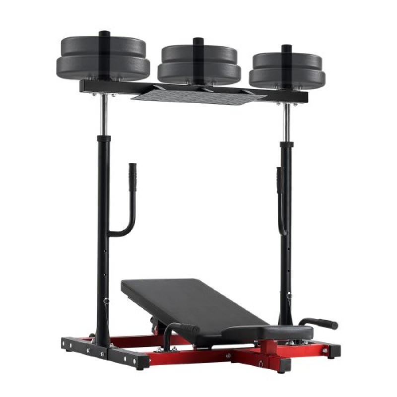 Μηχάνημα VEVOR Vertical Leg Press Machine, Lower Body Special Home Gym Machine, Carbon Steel Leg Pressure Exercise Equipment, Ρυθμιζόμενη προπόνηση δύναμης ποδιών για πρέσες υψηλής έντασης, χωρητικότητα 550 lbs