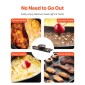 VEVOR Hot Pot with Grill, 2-in-1 Ηλεκτρικό Grill και Hot Pot 2-σε-1, Αποσπώμενο Hotpot Shabu-shabu με αντικολλητικό τηγάνι, Ξεχωριστός Διπλός Έλεγχος Θερμοκρασίας, Εσωτερικό Κορεατικό BBQ για 1-6 άτομα
