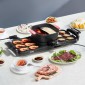 VEVOR Hot Pot with Grill, 2-in-1 Ηλεκτρικό Grill και Hot Pot 2-σε-1, Αποσπώμενο Hotpot Shabu-shabu με αντικολλητικό τηγάνι, Ξεχωριστός Διπλός Έλεγχος Θερμοκρασίας, Εσωτερικό Κορεατικό BBQ για 1-6 άτομα