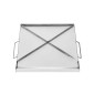 Σχάρα VEVOR από ανοξείδωτο ατσάλι, 18x16 ιντσών Universal Flat Top Octagular Plate, Grill Gas Grill for BBQ Grill, Teppanyaki, Φορητά Οικογενειακά Μαγειρικά Σκεύη με Λαβή, για Camping Tailgating Party
