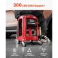 VEVOR Rolling Mechanic Stool με ρόδες, Χωρητικότητα 300 lbs Κάθισμα γκαράζ/Σκαμπί εργασίας, Επενδυμένο Roller Creeper Seat με σταθερό ύψος, δίσκος εργαλείων και 2 συρτάρια, για γκαράζ, κατάστημα & επισκευή αυτοκινήτων, κόκκινο+μαύρο