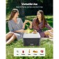 Φορητό ψυγείο VEVOR, σκληρός ψύκτης 8,5 QT με συγκράτηση πάγου και λαβές βαρέως τύπου, Φορητό ψυγείο με μόνωση από ελαφρύ άκαμπτο υλικό, κατάλληλο για οικογενειακά πικνίκ και σύντομα ταξίδια