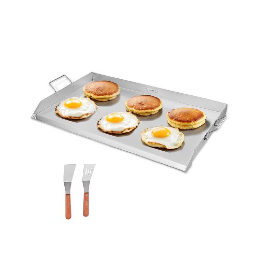 VEVOR 36x22 in Flat Top Griddle Stainless Steel Universal BBQ Grill Pan Cookware