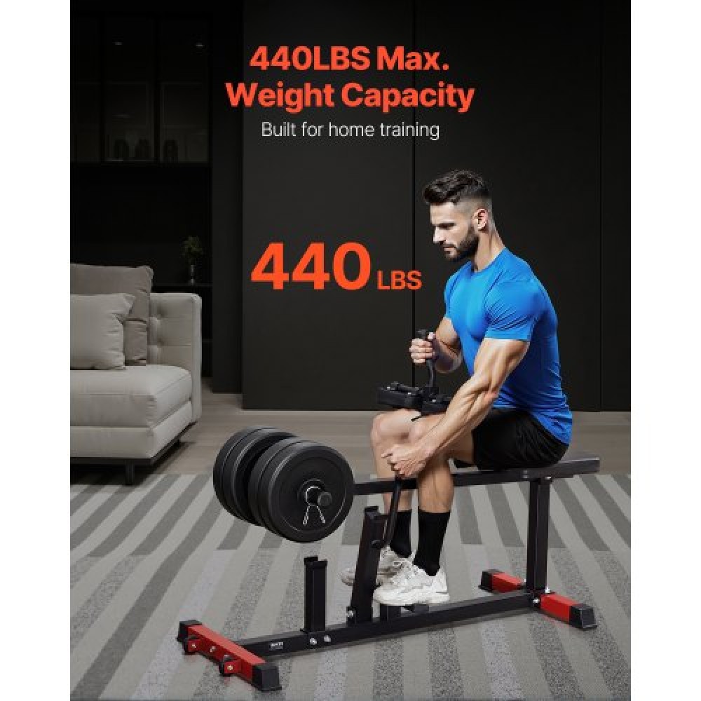 VEVOR Seated Calf Machine Calf Raise Equipment Seated Leg Exercise Home Gym