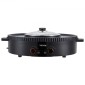 VEVOR Hot Pot with Grill, 1800W 2-in-1 Electric Smokeless Grill and Hot Pot, Κορεατικό BBQ Shabu Shabu Hotpot με ξεχωριστό διπλό έλεγχο θερμοκρασίας, αντικολλητικό τηγάνι, για 2-8 άτομα Οικογενειακή τραπεζαρία
