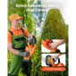 VEVOR Electric Hedge Trimmer, 1200 RPM, Cordless Hedge Trimmer για Low Branch, 20V 2A Battery, Bush Trimmer with 20 in Dual Action Blade & Secure Design, Gardening Trimmer for Yard Lawn Care