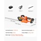 VEVOR Electric Hedge Trimmer, 1200 RPM, Cordless Hedge Trimmer για Low Branch, 20V 2A Battery, Bush Trimmer with 20 in Dual Action Blade & Secure Design, Gardening Trimmer for Yard Lawn Care