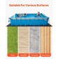 VEVOR Rectangle Pool Liner Pad, 12 x 24 ft Pool Liner Pad για πισίνες πάνω από το έδαφος, εξαιρετικά παχύ στρώμα πισίνας, αποτρέπει τρυπήματα, ανακυκλωμένο υλικό γεωυφάσματος για υποστρώματα, παράταση ζωής της επένδυσης
