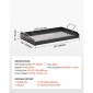 Σχάρα από ανθρακούχο χάλυβα VEVOR, 24x16 ιντσών Universal Flat Top Ορθογώνιο Πιάτο, Ψησταριά υγραερίου για ψησταριά BBQ, Teppanyaki, Φορητά Οικογενειακά Μαγειρικά Σκεύη με Χερούλι, για Camping Tailgating Party