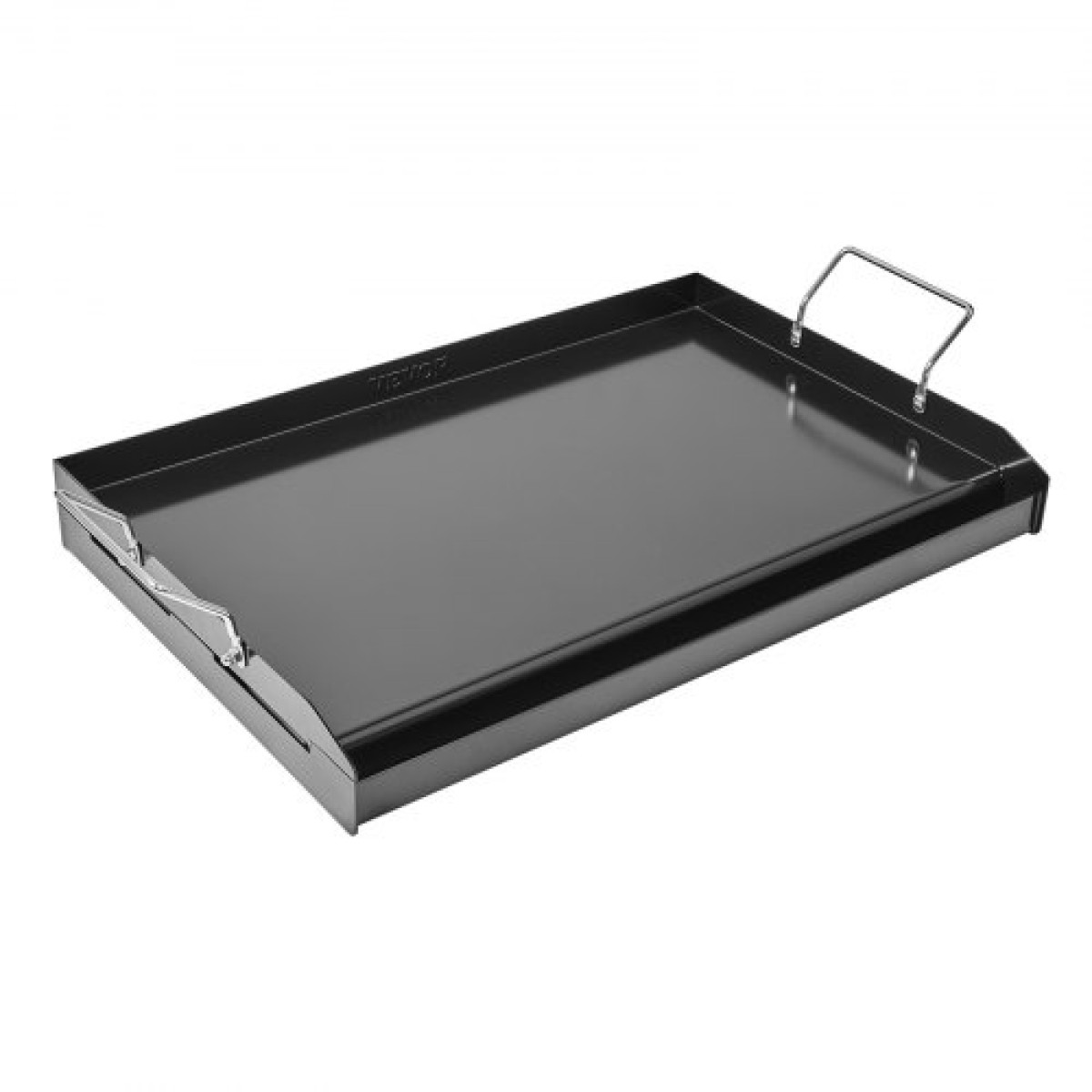 Σχάρα από ανθρακούχο χάλυβα VEVOR, 24x16 ιντσών Universal Flat Top Ορθογώνιο Πιάτο, Ψησταριά υγραερίου για ψησταριά BBQ, Teppanyaki, Φορητά Οικογενειακά Μαγειρικά Σκεύη με Χερούλι, για Camping Tailgating Party