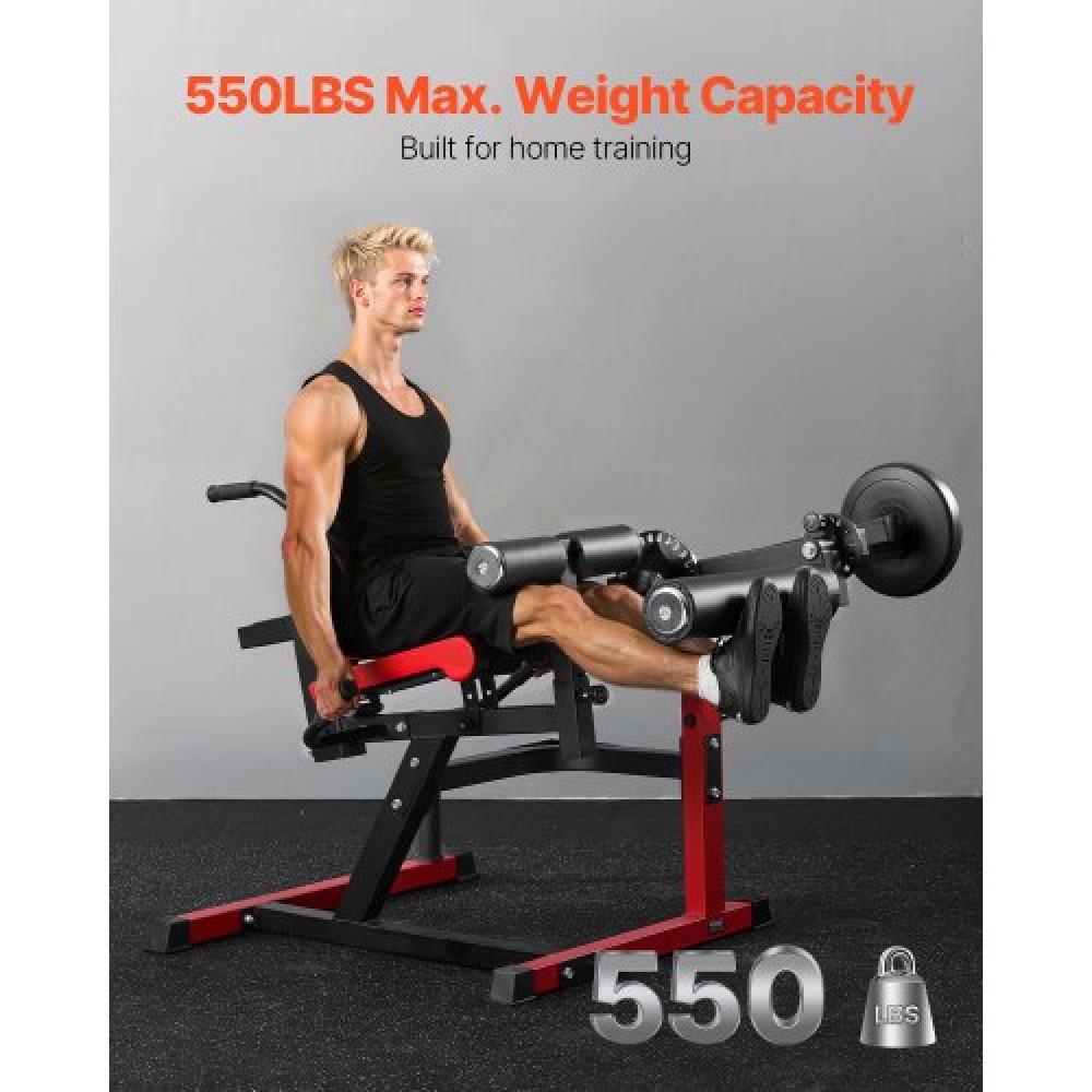 VEVOR Leg Extension and Curl Machine Seated Leg Rotary Extension Bench 550lbs