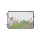 VEVOR Chain Link Fence Gate, 183x122 cm, Ρυθμιζόμενο πλαίσιο φράχτη με σύνδεσμο αλυσίδας, προσαρμογή 2,2-6 ft (W) x 6 ft (H) Άνοιγμα πύλης φράχτη κήπου, πύλη περίφραξης με πλαστική επίστρωση, για Farm Black, Δεν περιλαμβάνονται στύλοι