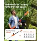 VEVOR Electric Hedge Trimmer, 1200 RPM, 6,2 - 7,8 Ft Extendable, Pole Hedge Trimmer for High Branch, μπαταρία 20V, Cordless Hedge Trimmer με 20 in Blade, 5 γωνίες ρυθμιζόμενες για Yard Garden