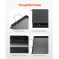 Σχάρα από ανθρακούχο χάλυβα VEVOR, 24x16 ιντσών Universal Flat Top Ορθογώνιο Πιάτο, Ψησταριά υγραερίου για ψησταριά BBQ, Teppanyaki, Φορητά Οικογενειακά Μαγειρικά Σκεύη με Χερούλι, για Camping Tailgating Party