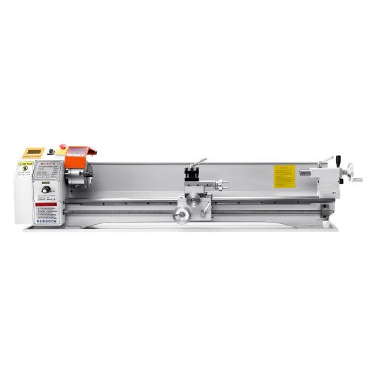 Μεταλλικός τόρνος VEVOR, 220 x 1000 mm (8,7 x 39 ίντσες), Ισχυρός μεταλλικός τόρνος πάγκου ακριβείας, αυτόματη τροφοδοσία, μεταβλητή ταχύτητα 0-2500 rpm, κινητήρας χωρίς ψήκτρες 1250 W, για επεξεργασία εξαρτημάτων ακριβείας, μαλακά μέταλλα, πλαστικά ξύλου