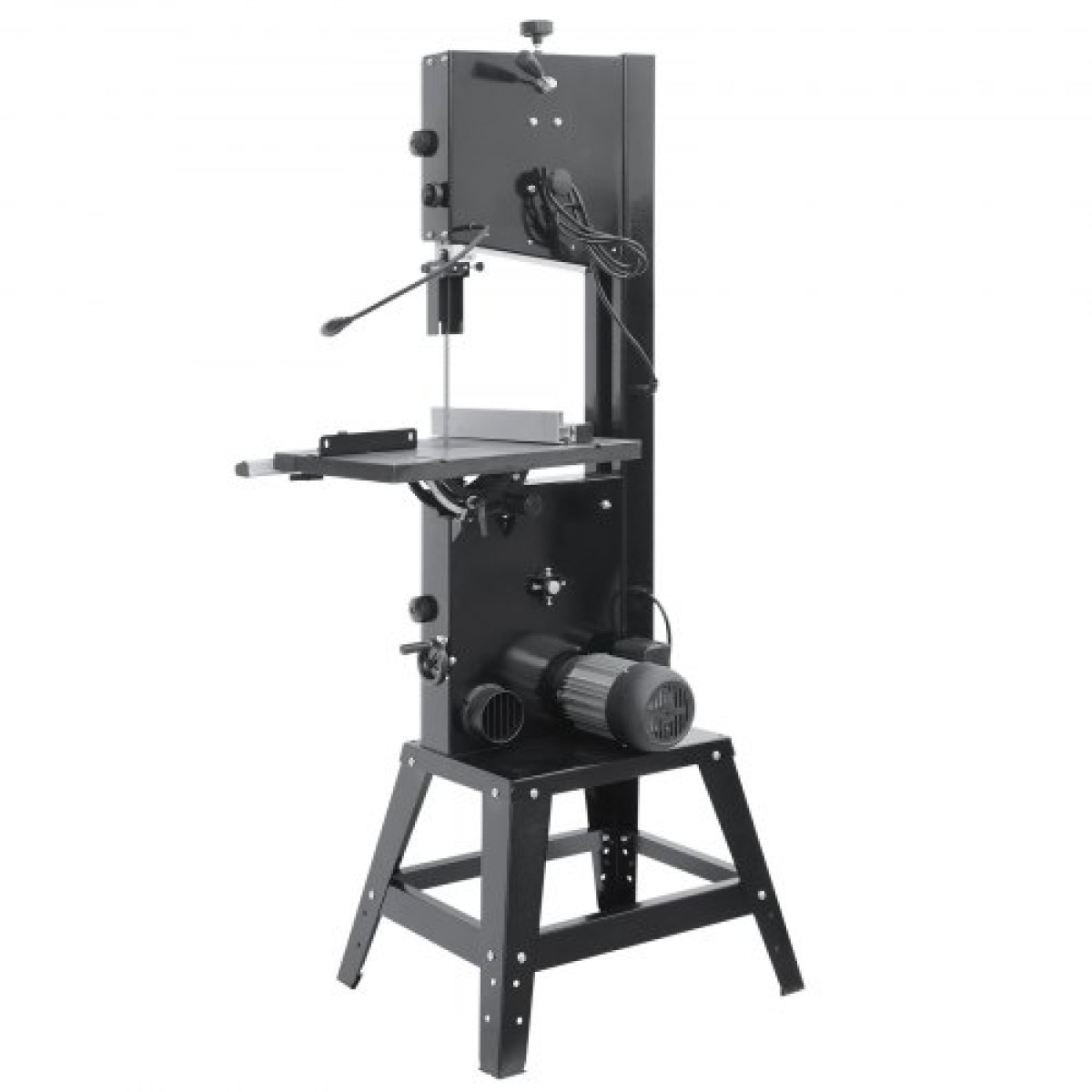 Πριόνι ταινίας VEVOR, 340 mm / 13,39 ιντσών, πριόνι πάγκου με βάση, 440-846 σ.α.λ. συνεχούς βιώσιμης ταχύτητας, 1100 W 1,5 HP, 220 V, βελτιστοποιημένο φως εργασίας και μετρητή κοπής, για επεξεργασία ξύλου χαλκού μετάλλου αλουμινίου