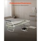 VEVOR Πτυσσόμενο Pilates Reformer, Μηχάνημα προπόνησης Pilates για χρήση στο στούντιο στο σπίτι στο γυμναστήριο, κρεβάτι Pilates με διπλή αντίσταση-ελατήριο & κορδόνι, σετ Reformer για προχωρημένους χρήστες και αρχάριους, έως 400 LBS