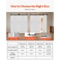 VEVOR Bi-folding Sliding Door Barn Hardware Track Kit, 52" Top Mount Track Kit, σύρεται ομαλά και αθόρυβα, βαρέως τύπου, εύκολο στην εγκατάσταση, κατάλληλο για τέσσερις πόρτες ντουλαπιών 12" ντουλαπιών πλυντηρίου ρούχων (Δεν περιλαμβάνονται)