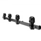 VEVOR Bi-folding Sliding Door Barn Hardware Track Kit, 52" Top Mount Track Kit, σύρεται ομαλά και αθόρυβα, βαρέως τύπου, εύκολο στην εγκατάσταση, κατάλληλο για τέσσερις πόρτες ντουλαπιών 12" ντουλαπιών πλυντηρίου ρούχων (Δεν περιλαμβάνονται)