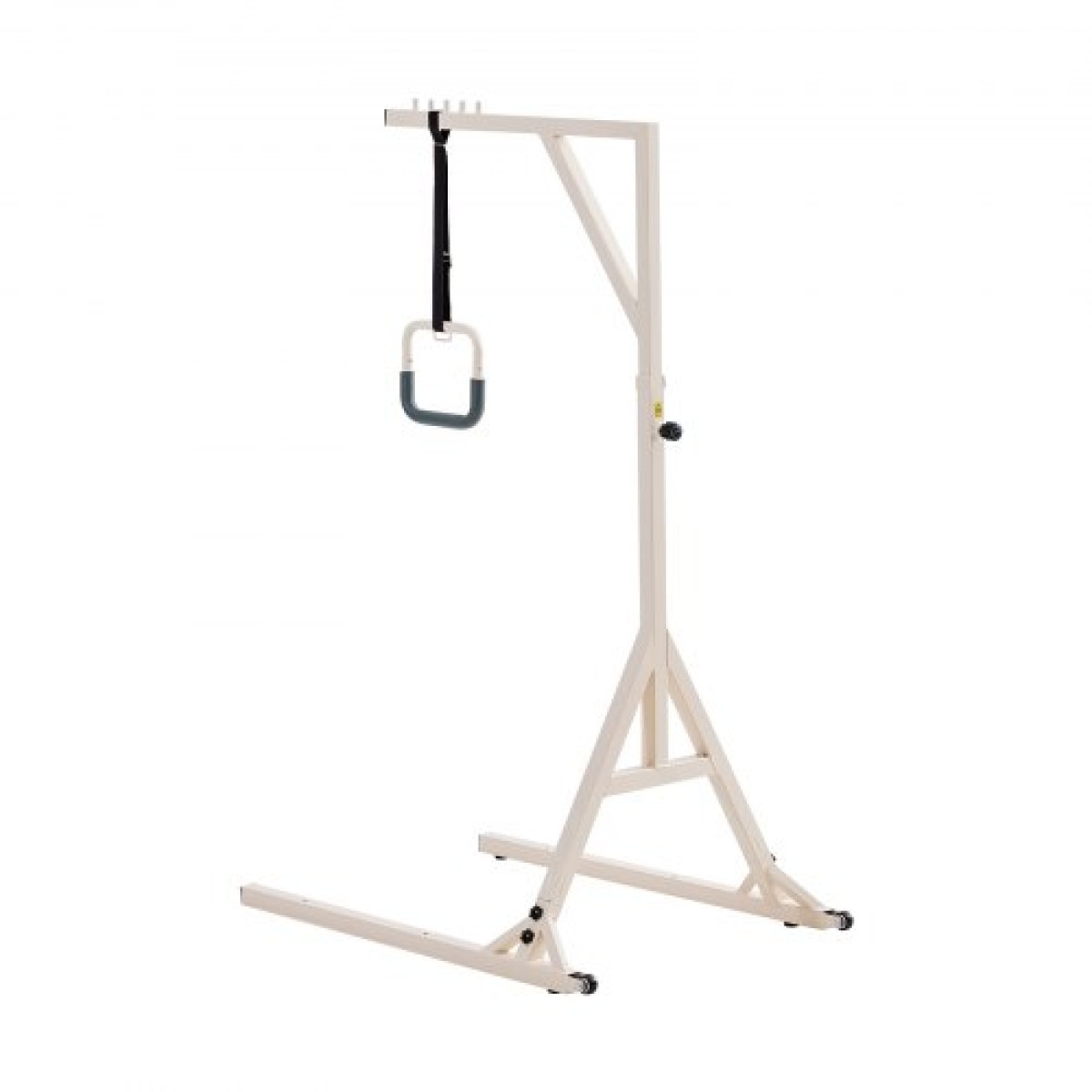 VEVOR Trapeze Bar για κινητικότητα κρεβατιού, ρυθμιζόμενο ύψος τραπεζοειδούς κρεβατιού με 2 τροχούς, 350LBS Weight Capacity Heavy Duty Pull Up Assist Bar με βάση δαπέδου για ηλικιωμένους, ανάπηρους, κατάκοιτους ασθενείς