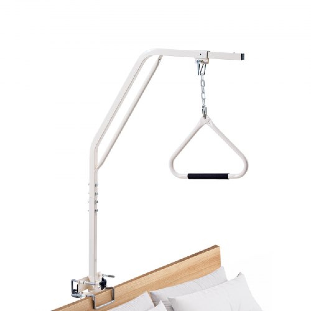 VEVOR Trapeze Bar for Bed Mobility, Medical Trapeze Bed with Clamps & Metal Chain, 250LBS Weight Capacity Pull Up Assist Bar για ηλικιωμένους και άτομα με ειδικές ανάγκες, Ιδανική για φροντίδα στο σπίτι, νοσοκομεία, γηροκομεία