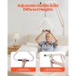 VEVOR Trapeze Bar for Bed Mobility, Medical Trapeze Bed with Clamps & Metal Chain, 250LBS Weight Capacity Pull Up Assist Bar για ηλικιωμένους και άτομα με ειδικές ανάγκες, Ιδανική για φροντίδα στο σπίτι, νοσοκομεία, γηροκομεία
