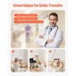 VEVOR Trapeze Bar for Bed Mobility, Medical Trapeze Bed with Clamps & Metal Chain, 250LBS Weight Capacity Pull Up Assist Bar για ηλικιωμένους και άτομα με ειδικές ανάγκες, Ιδανική για φροντίδα στο σπίτι, νοσοκομεία, γηροκομεία