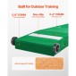 VEVOR Pitching Mound, Portable Baseball Pitcher's Mound, 90 in II Indoor Outdoor Pitching Practice and Training Equipment, Softball Pitching Aid with Antifade Turf, Pitching Rubber, Carry Handles