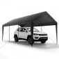 VEVOR Carport, 10 x 20 FT υπαίθριος θόλος αυτοκινήτου, πόσιμο υπόστεγο, γαλβανισμένο βαρέως τύπου στέγαστρο αυτοκινήτου, ανθεκτικό στην υπεριώδη ακτινοβολία & αδιάβροχο, προστασία για όλες τις εποχές, υπόστεγο αποθήκευσης για μοτοσικλέτα σκάφους αυτοκ