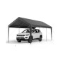 VEVOR Carport, 10 x 20 FT υπαίθριος θόλος αυτοκινήτου, πόσιμο υπόστεγο, γαλβανισμένο βαρέως τύπου στέγαστρο αυτοκινήτου, ανθεκτικό στην υπεριώδη ακτινοβολία & αδιάβροχο, προστασία για όλες τις εποχές, υπόστεγο αποθήκευσης για μοτοσικλέτα σκάφους αυτοκ