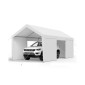 VEVOR Carport, 10 x 20 FT εξωτερικός θόλος αυτοκινήτου, Φορητό υπόστεγο με αφαιρούμενα πλευρικά τοιχώματα και πόρτα, βαρέως τύπου στέγαστρο αυτοκινήτου, ανθεκτικό στην υπεριώδη ακτινοβολία & αδιάβροχο, Προστασία όλων των εποχών για αυτοκίνητο σκάφος λ