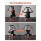 Μηχάνημα VEVOR Chest Fly Machine, Εξειδικευμένο μηχάνημα άνω σώματος για γυμναστήριο στο σπίτι, ρυθμιζόμενο Fly and Reverse Delt Machine, για ασκήσεις στήθους, πλάτης, θωρακικού, οπίσθιου δελτοειδή και ώμων, κράτημα έως 450 LBS