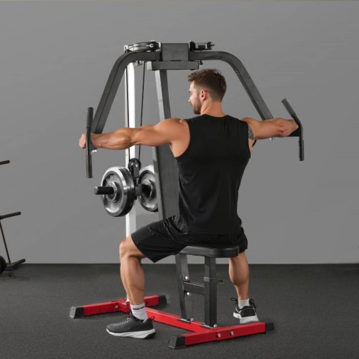 Μηχάνημα VEVOR Chest Fly Machine, Εξειδικευμένο μηχάνημα άνω σώματος για γυμναστήριο στο σπίτι, ρυθμιζόμενο Fly and Reverse Delt Machine, για ασκήσεις στήθους, πλάτης, θωρακικού, οπίσθιου δελτοειδή και ώμων, κράτημα έως 450 LBS