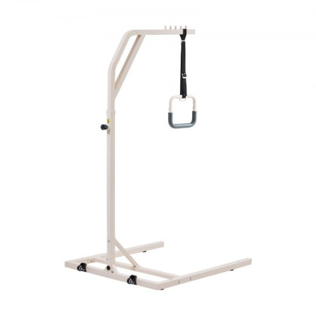 VEVOR Trapeze Bar για κινητικότητα κρεβατιού, ρυθμιζόμενο ύψος ελεύθερα στέκεται τραπεζοειδές μπαρ με 2 τροχούς, 300LBS Bed Pull Up Assist για ηλικιωμένα άτομα με ειδικές ανάγκες, Ιδανικό για νοσοκομεία, γηροκομείο και φροντίδα στο σπίτι