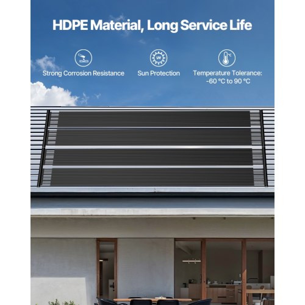 VEVOR Solar Pool Heater 2.75 x 20 Foot Aboveground Pool Heating System( 2 Panels)