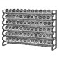 Organizer για ντουλάπι VEVOR Spice Rack, Organizer μπαχαρικών με 72 άδεια βάζα μπαχαρικών, καπάκια, ετικέτες μπαχαρικών και ολοκληρωμένο σετ χωνιού, οργάνωση καρυκευμάτων για πάγκο, κουζίνα, ντουλάπι, ντουλάπι, 23x16 in