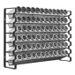 Organizer για ντουλάπι VEVOR Spice Rack, Organizer μπαχαρικών με 72 άδεια βάζα μπαχαρικών, καπάκια, ετικέτες μπαχαρικών και ολοκληρωμένο σετ χωνιού, οργάνωση καρυκευμάτων για πάγκο, κουζίνα, ντουλάπι, ντουλάπι, 23x16 in