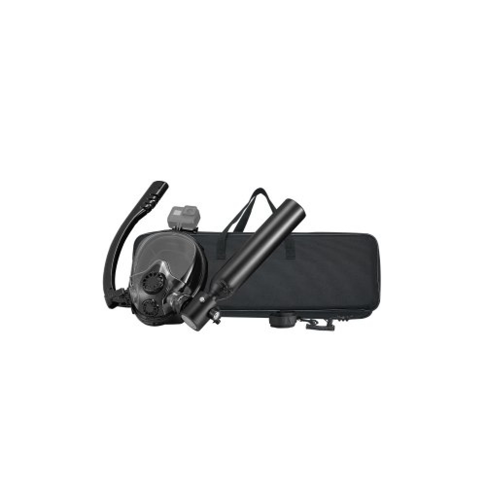 VEVOR 0.5L Scuba Tank 32.81 ft Diving Depth Portable Diving Tank with Pump