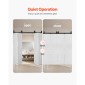 VEVOR Bi-folding Sliding Door Barn Hardware Track Kit, 64" Top Mount Track Kit, σύρεται ομαλά και αθόρυβα, βαρέως τύπου, εύκολο στην εγκατάσταση, κατάλληλο για τέσσερις πόρτες ντουλαπιών 15" ντουλαπιών πλυντηρίου ρούχων (Δεν περιλαμβάνονται)