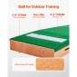 VEVOR Pitching Mound, Portable Baseball Pitcher's Mound, 85 in Indoor Outdoor Pitching Practice and Training Equipment, Softball Pitching Mound with Antifade Turf, Pitching Rubber, Ρυθμιζόμενη βάση